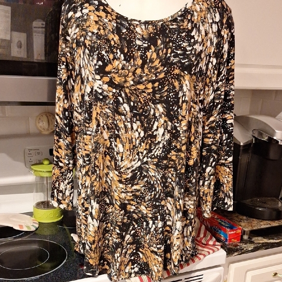 h Womens JM Collection Stretch Plus Size Top 2X - Picture 1 of 4